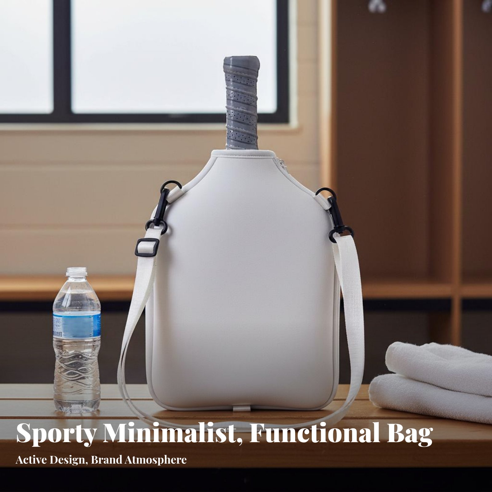 Sports Equipment Bag - Pickleball Paddle Cover With Handle Strap