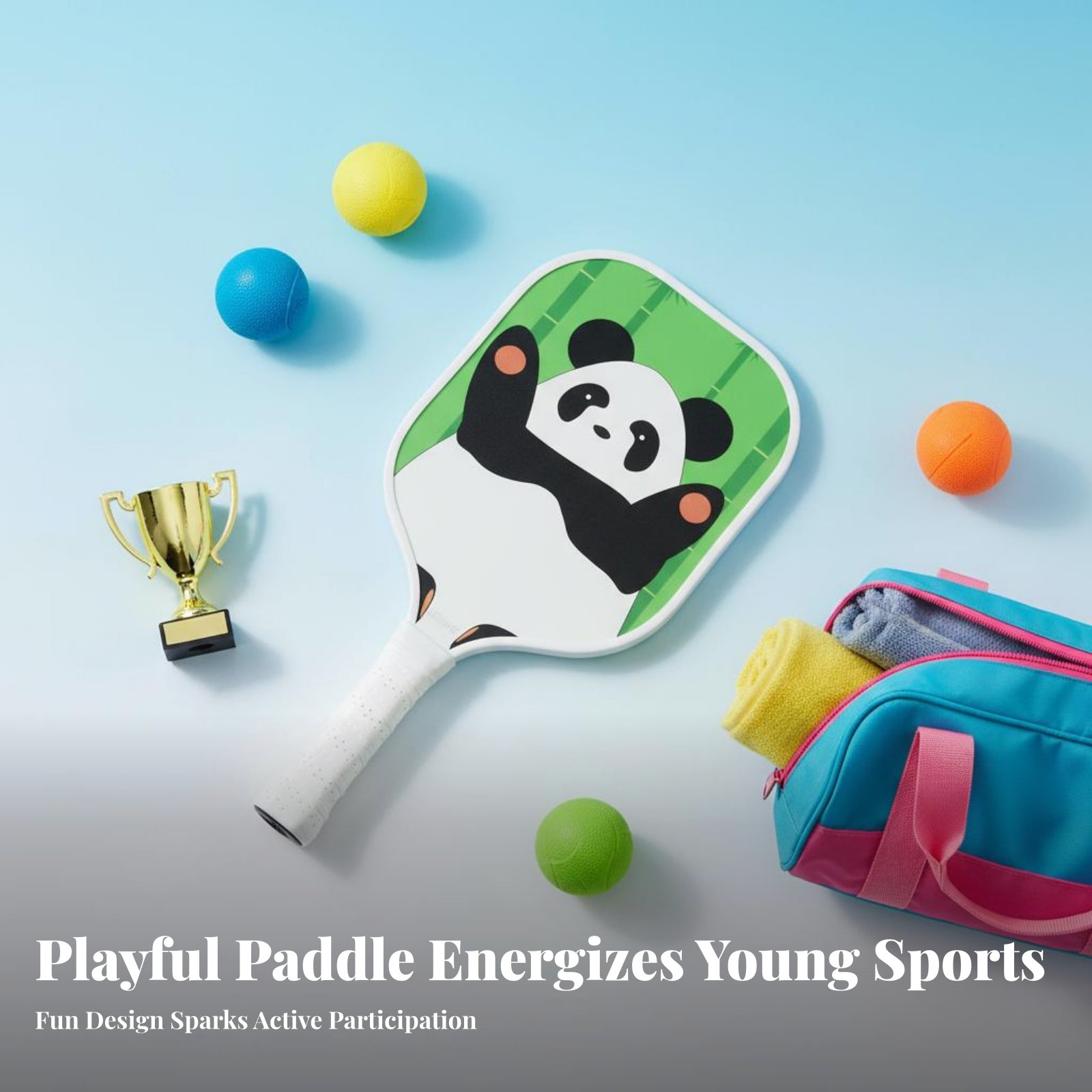 Sports Equipment Game - Children's Pickleball Paddle Easy Control Kids