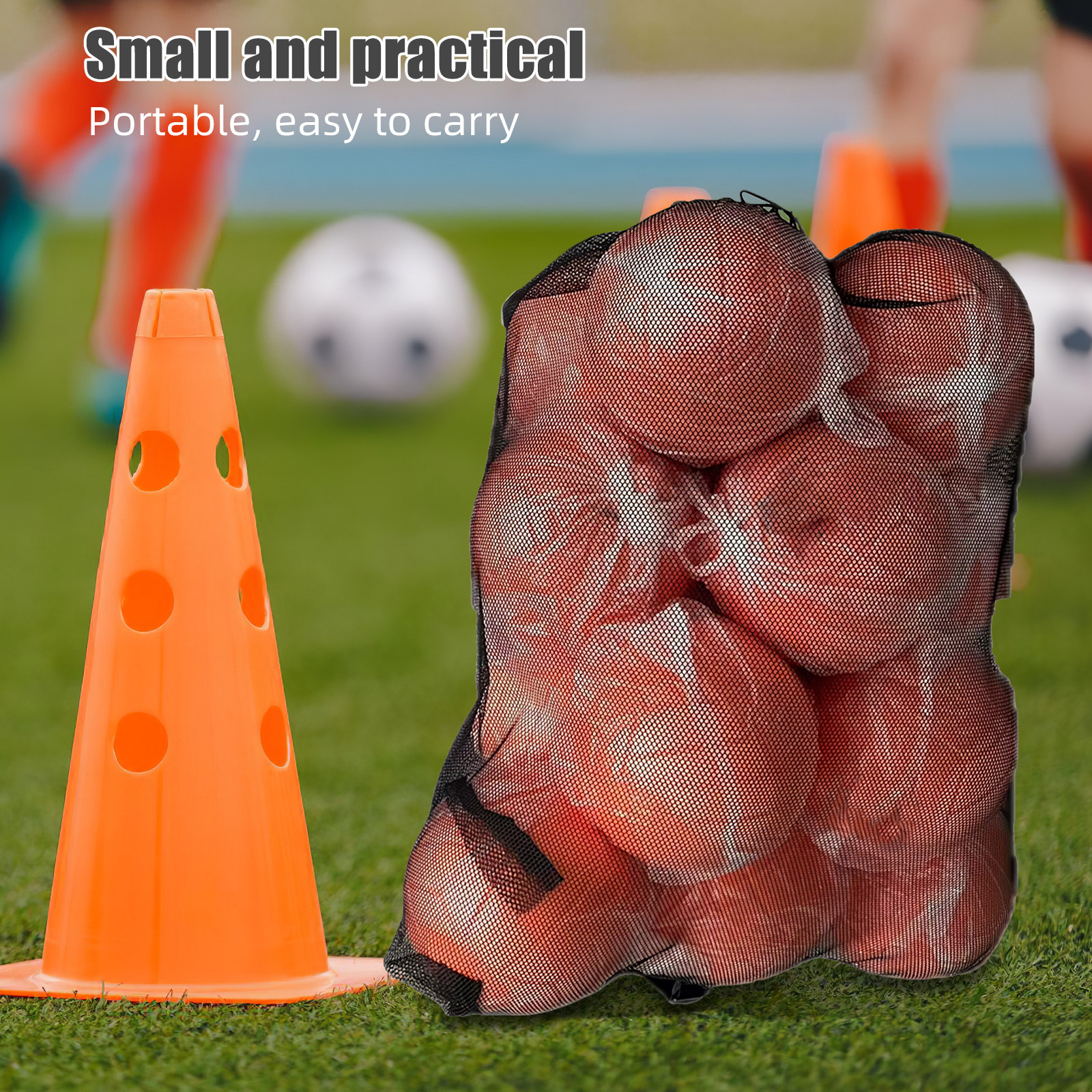 Sports Ball Bag Mesh Bag for B - Sports Equipment Organizer recension och pris