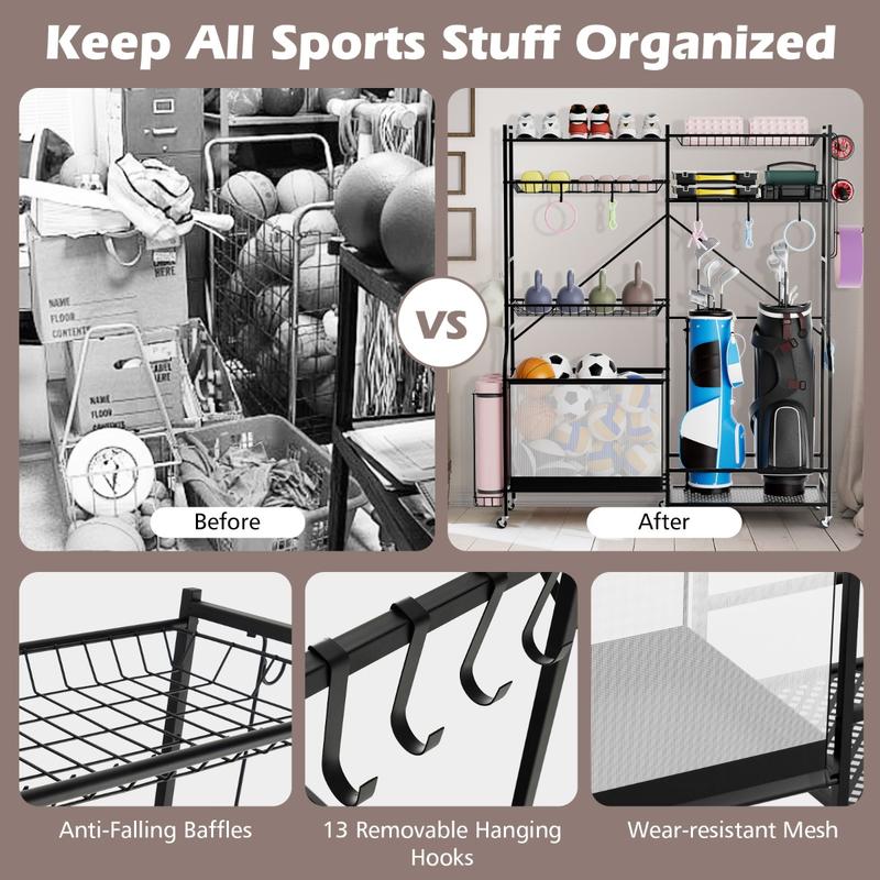 Sports Equipment Organizer for - Sports Equipment Organizer recension och pris