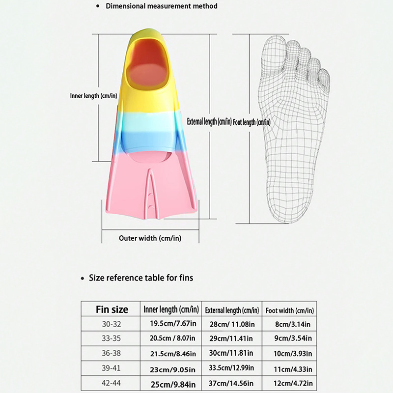 Swim Training Fins Silicone Pr - Swim Fin Short Blade recension och pris