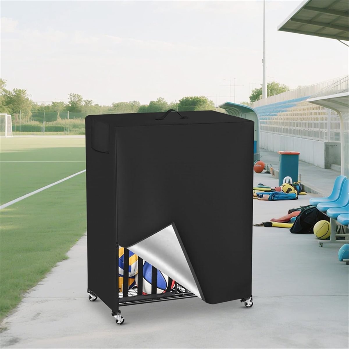 Basketball Rack Cover Garage S - Sports Equipment Bag recension och pris