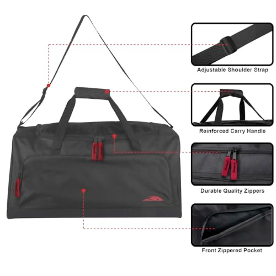Lightweight Canvas Duffle Bags - Sports Equipment Organizer recension och pris