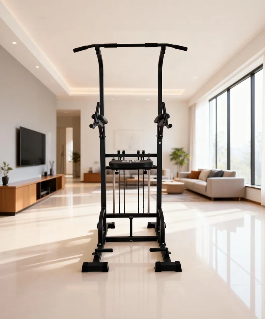 Power Tower Pull-Up Dip Statio - Sports Equipment For Home recension och pris