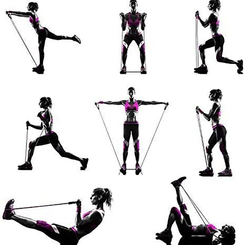 Resistance Bands With Handles, - Sports Equipment Game recension och pris