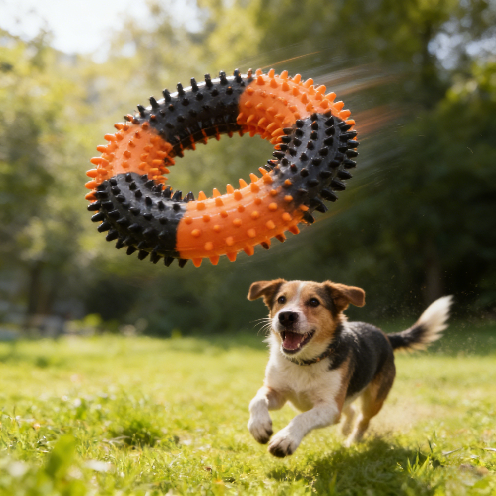 Interactive Tug Chew Toy: Knot - Spike Ball Game recension och pris