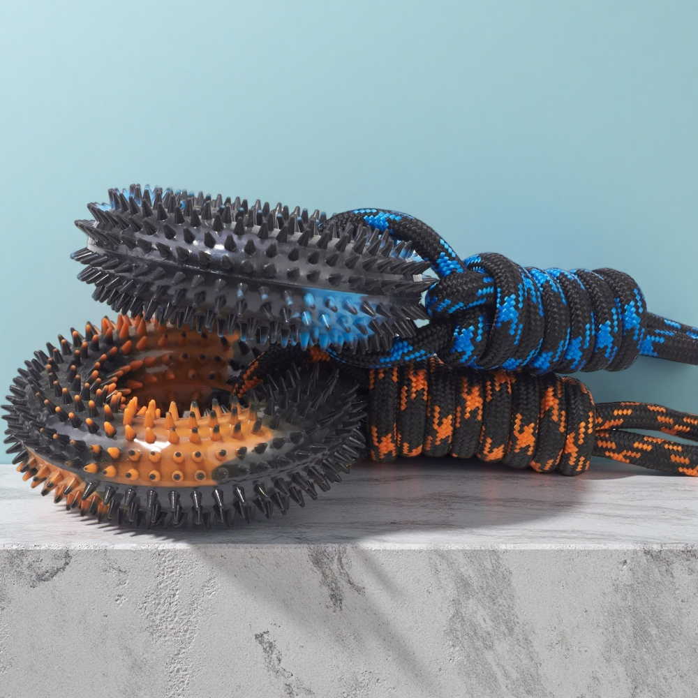 Interactive Tug Chew Toy: Knot - Spike Ball Game recension och pris