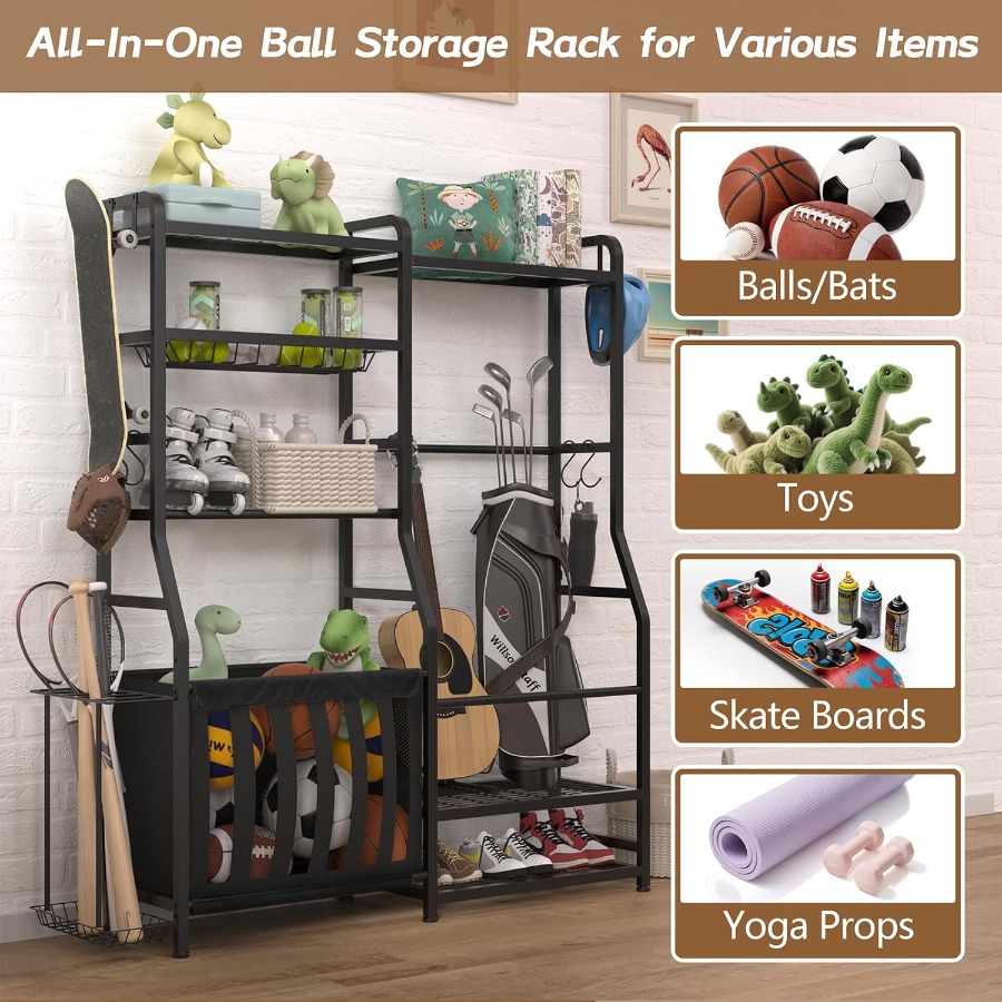 Garage Sports Equipment Organi - Sports Equipment Organizer recension och pris