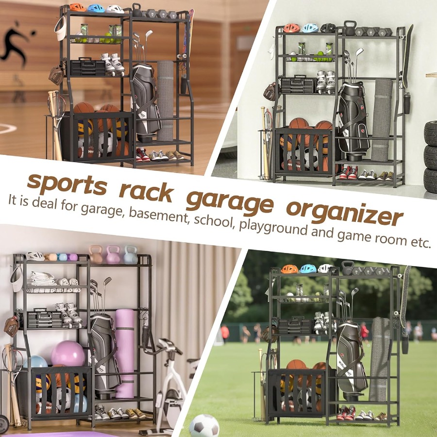Garage Sports Equipment Organi - Sports Equipment Organizer recension och pris