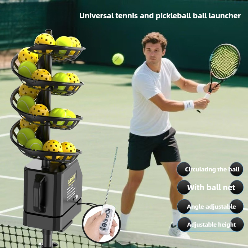 Adjustable Tennis Ball Machine - Sports Equipment For Tennis recension och pris