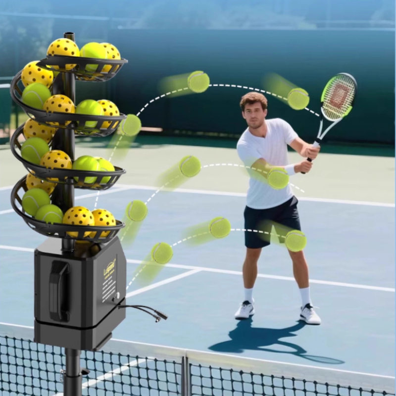 Adjustable Tennis Ball Machine - Sports Equipment For Tennis recension och pris