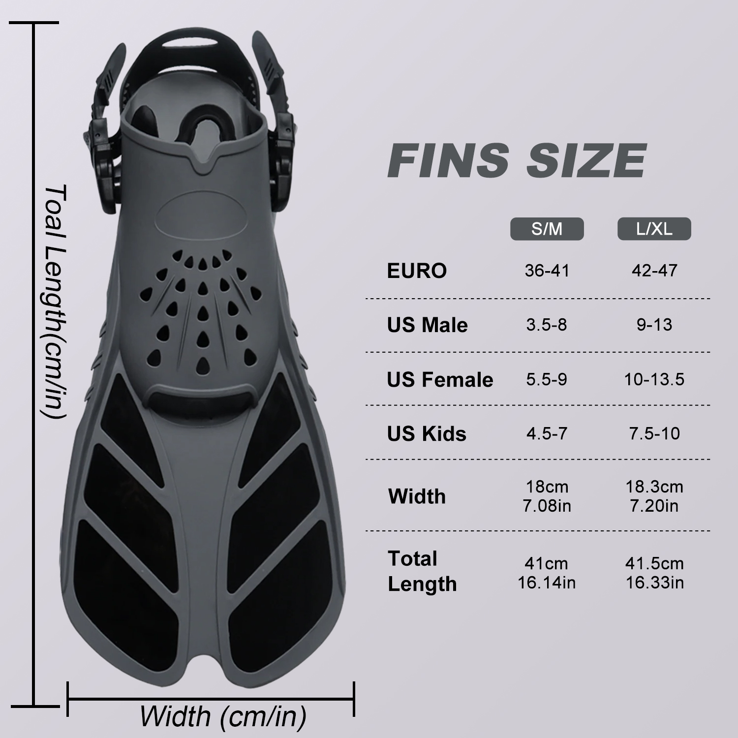 Snorkel Fins Adjustable Buckle - Swim Fin Short Blade recension och pris