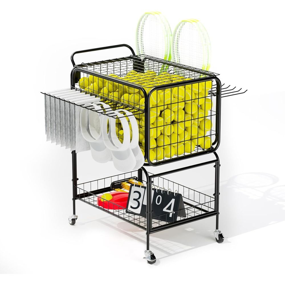 Portable Tennis Ball Cart for  - Sports Equipment For Tennis recension och pris