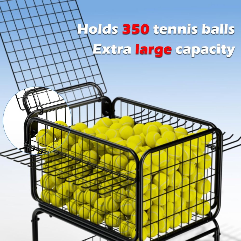 Portable Tennis Ball Cart for  - Sports Equipment For Tennis recension och pris