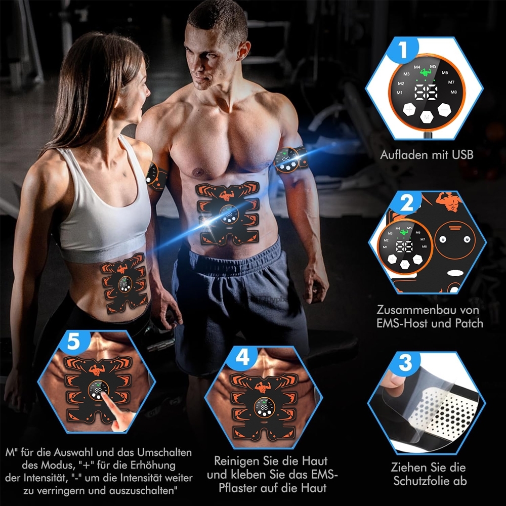 Portable EMS Abdominal Trainer - Sports Equipment Game recension och pris