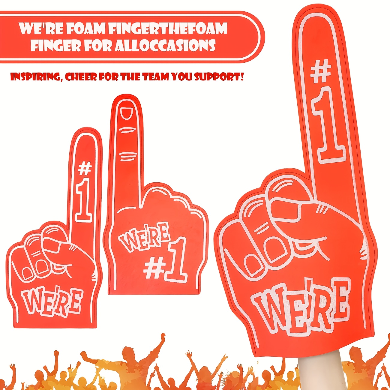 Giant Foam Finger 18 Inch We'r - Sports Equipment Game recension och pris