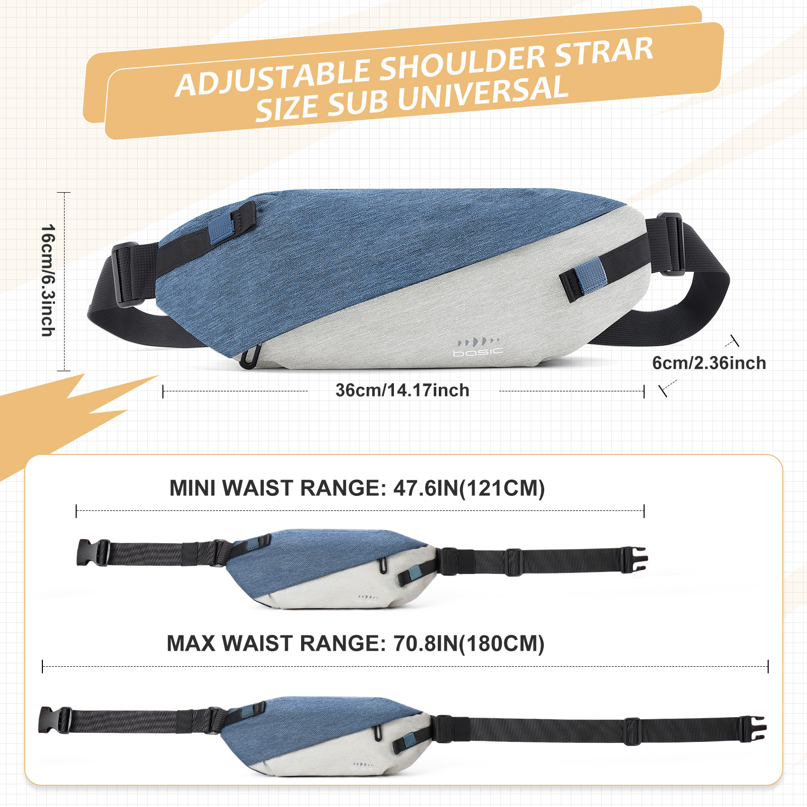 Fashionable Trendy Crossbody B - Sports Equipment Bag recension och pris