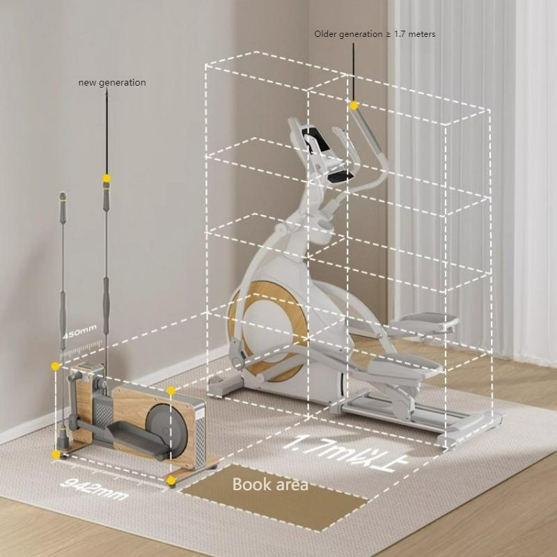 Elliptical Machine Small Woode - Sports Equipment For Home recension och pris