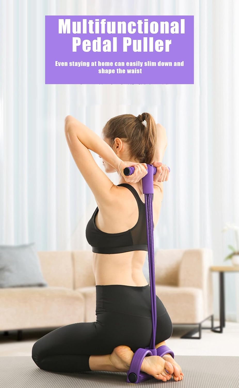 Abdominal Foot Pedal Puller Si - Sports Equipment For Home recension och pris