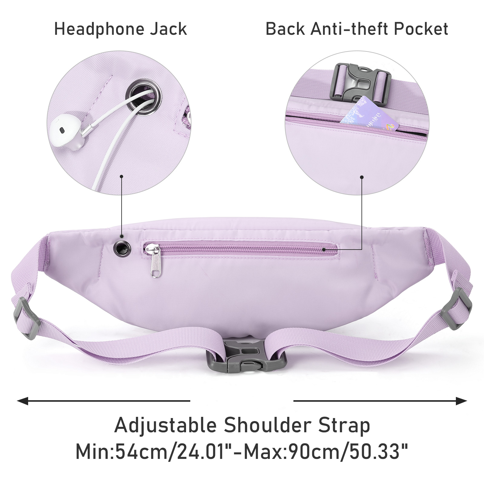 Fashion Running Waist Bag Wate - Sports Equipment Bag recension och pris