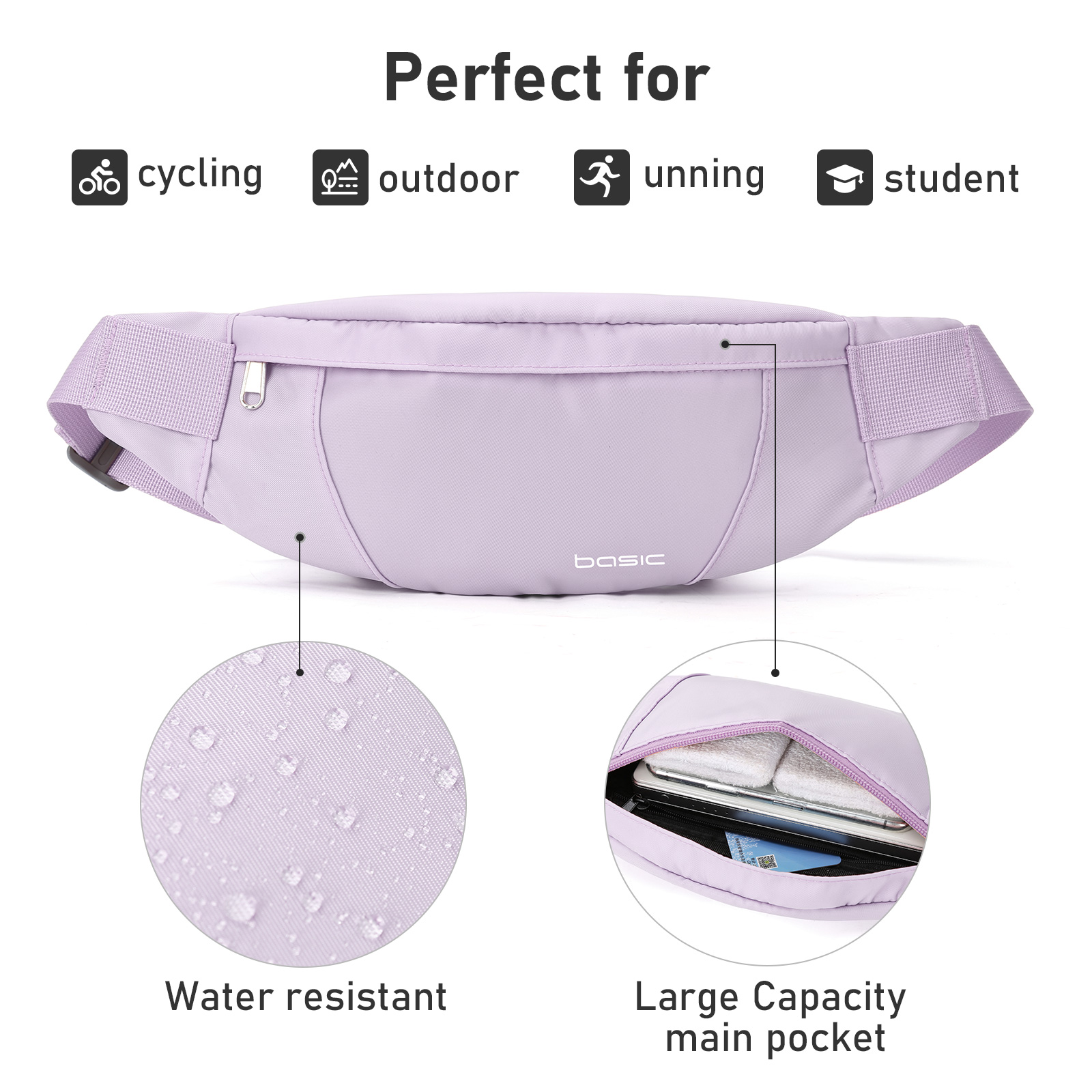 Fashion Running Waist Bag Wate - Sports Equipment Bag recension och pris